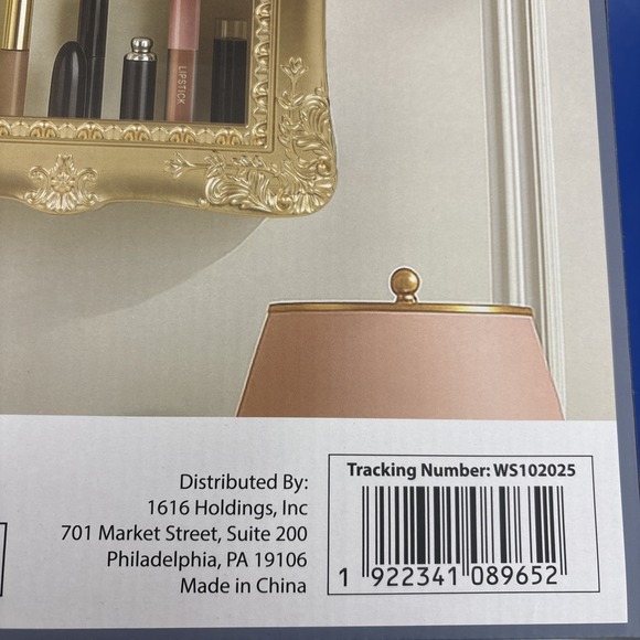 Room2Room Gilded Display Shelf Gold Five Below TikTok Viral Brand New - Picture 3 of 4